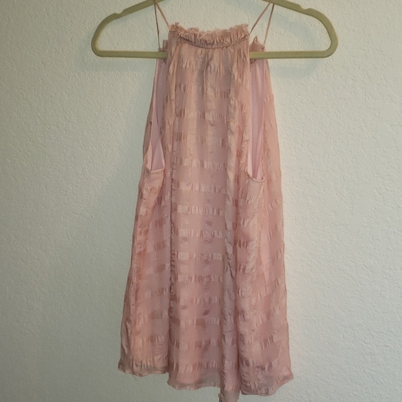 HD in Paris Windowpane Silk Top, Size 10 - Picture 6 of 7